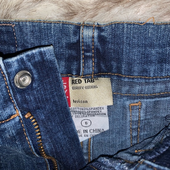 Kids Vintage Levi’s Denim Mini Skirt ❤️ - Picture 5 of 5